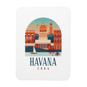 kleinste stad van Havana Cuba Magneet