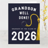 Kleinzoon Afstuderen 2025 Kaart (Gele Bloem)