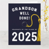 Kleinzoon Afstuderen 2025 Kaart (Gele Bloem)