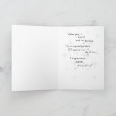 Kleinzoon Afstuderen Gefeliciteerd Scarlet Gray Kaart (Binnen)