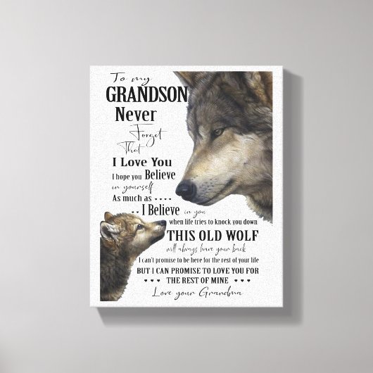 kleinzoon canvas afdruk (Voorkant)