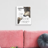 kleinzoon canvas afdruk (Insitu (Woonkamer))