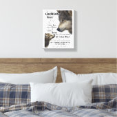 kleinzoon canvas afdruk (Insitu (Slaapkamer))