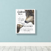 kleinzoon canvas afdruk (Insitu (Houten vloer))