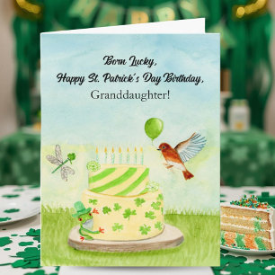Kleinzoon Gelukkige St. Patrick's Dag Verjaardag Kaart