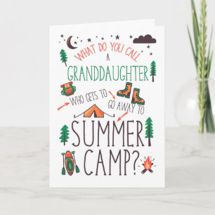 Kleinzoon Grappig Zomer Kamp Oranje Groen Bruin Kaart