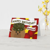 Kleinzoon - Happy Birthday Army Soldier! Kaart (Gele Bloem)