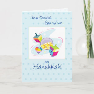 Kleinzoon op Chanoeka Feestdagen Kaart