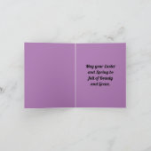 Kleinzoon Pasen Kuikens Kaart (Binnen)