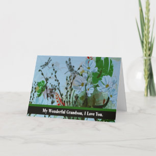 Kleinzoon, vaarwel van terminaal zieke Grootouder Kaart