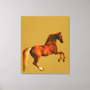 Kleinzoon van de Godolphin Arabian Canvas Afdruk
