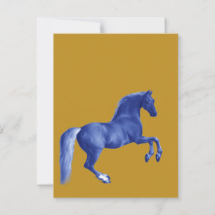 Kleinzoon van de Godolphin Arabian ... op Goud Briefkaart
