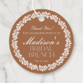 Kleitegel Talavera Spaans Fiesta Bruidsbrunch Bedankjes Labels (Achterkant)