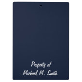 Klembord/Amerikaanse Bald Eagle met vlag Klembord (Achterkant)