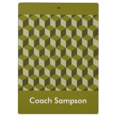 Klembord - Drie dimensionale blokken en tekst (Achterkant)