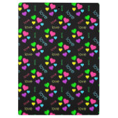 Klembord/hart en liefde klembord (Achterkant)