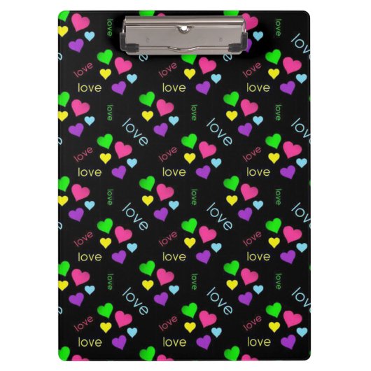 Klembord/hart en liefde klembord (Voorkant)