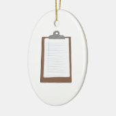 Klembord Keramisch Ornament (Links)