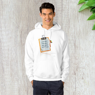 Klembord Mannen Hoodie