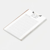 Klembord met gelinkte papieren Post-it® Note (Schuin)