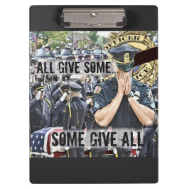 Klembord politieagent wetshandhaving