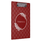 Klembord Red Elegant Damask (Rechts)