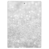 Klembord - Silver Glitter Initiaal Name (Achterkant)