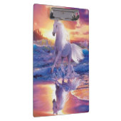 Klembord van witte hengst (Rechts)