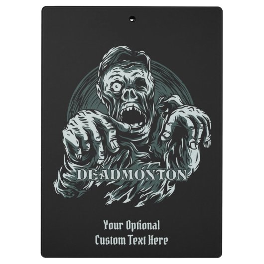 Klembord voor aangepaste tekstDEADMONTON (Achterkant)