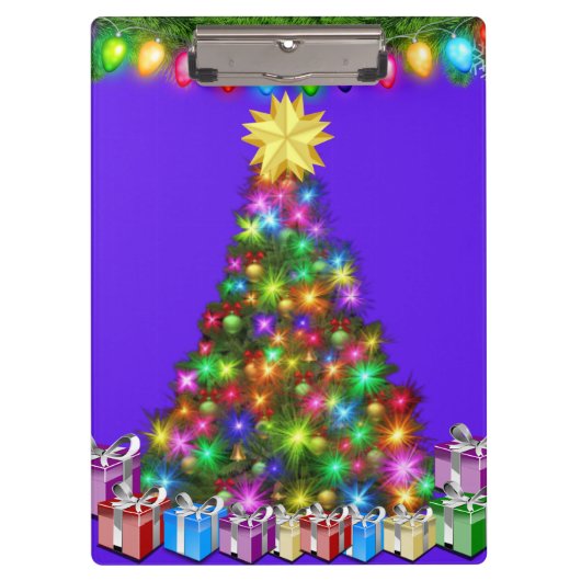 Klembord voor prettige kerst (Voorkant)