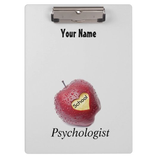 Klembord voor psycholoog op school (Voorkant)