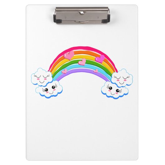 Klembord voor regenboogwolken (Voorkant)
