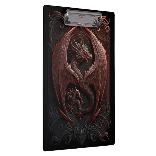 Klembord voor rode en zwarte draak (Rechts)