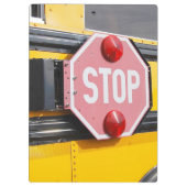 Klembord voor schoolbus stoppen (Achterkant)