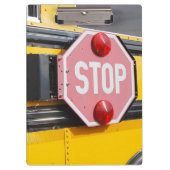 Klembord voor schoolbus stoppen (Voorkant)
