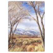 Klembord voor Uitzicht van Owens Valley Mountain (Achterkant)