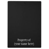 Klembord/Wolf Klembord (Achterkant)