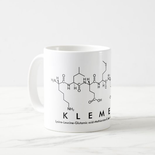 Klemens peptide nom mug (Devant gauche)