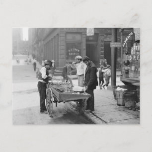 Klemverkoopster in Little Italy, 1906 Briefkaart