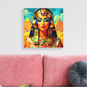 KLEOPATRA KONINGIN VAN DE NIJL CANVAS AFDRUK