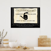 Klep van de mijnwerker poster (Keuken)