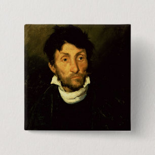 Kleptomania: Portret van een Kleptomaniak Vierkante Button 5,1 Cm