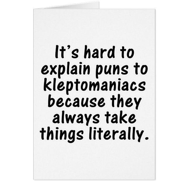 Kleptomaniakun (Voorkant)