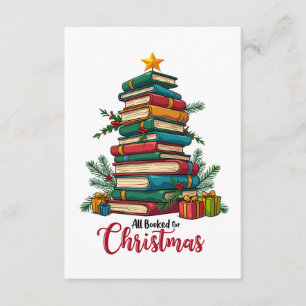 Kleren Cadeau Allemaal Geboekt Voor Kerstmis Informatiekaartje