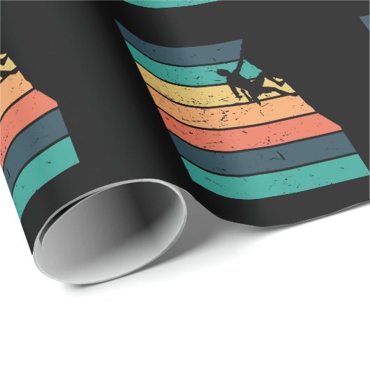 Klettern Retrohintergrund Cadeaupapier (Rol Hoek)