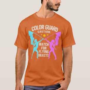 Kleurगारde Marching Band Let op Vliegende Voorwerp T-shirt
