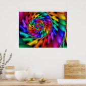 Kleur 11 Abstracte kunst Poster (Keuken)