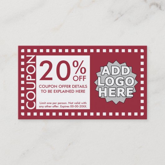 kleur aanpasbare coupon (Voorkant)