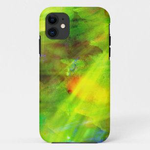 kleur abstract naadloos groen achtergrondgroen, ge iPhone 11 hoesje