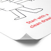 Kleur als een monster poster (Hoek)